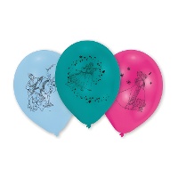 Globos de látex de Frozen de 25,4 cm - 10 unidades