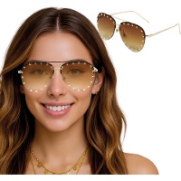 Gafas de aviador con remaches