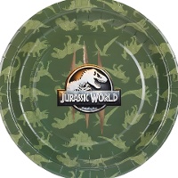 Platos de Jurassic World de 23 cm - 6 unidades