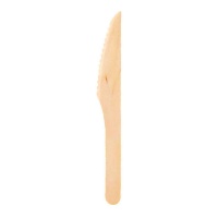 Cuchillos de 16,5 cm de madera - 8 unidades