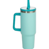 Taza térmica de 1,2 L flúor turquesa