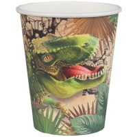 Vasos de Dinosaurios Jurassic de 270 ml - 10 unidades
