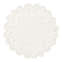 Mantel individual de 35,5 cm blanco - 50 unidades