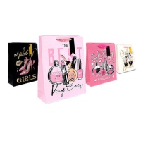 Bolsa regalo de 23 x 18 x 10 cm Glamour Girl - 1 unidad