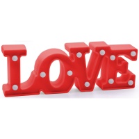Figura Love rojo led