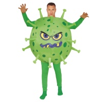Disfraz de virus hinchable para adulto