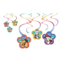 Colgantes decorativos de la Patrulla Canina acción - 6 unidades