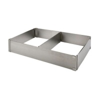 Molde rectangular de 27,5 x 18 x 5 cm hasta 52,5 x 34 x 5 cm ajustable - Cake Masters