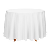 Mantel de 2,30 m de tela blanco