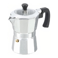 Cafetera italiana 6 tazas tapa transparente - Kinvara