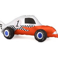 Globo de coche de carreras de 90 x 34 cm