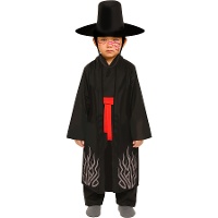 Disfraz de K-Pop black demon para niño