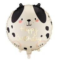 Globo de Perro Happy Birthday de 35 cm