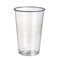 Vasos de 350 ml de plástico transparente - 50 unidades