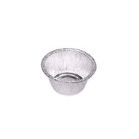 Envase de 8 x 3,8 cm desechable para flanes - 7 unidades