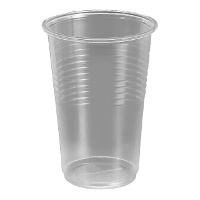 Vasos de 200 ml de plástico transparente - 25 unidades
