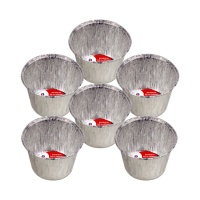 Envase de 8 x 3,6 cm desechable flanera - 7 unidades