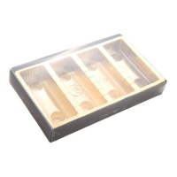 Caja de 11,5 x 19,5 x 3 cm para bombones Denver