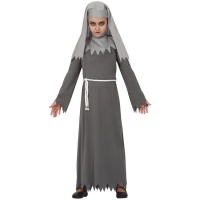 Disfraz de monja diabólica para niña