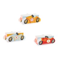 Caja de racing con coches de carreras - 3 unidades