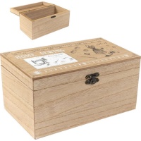 Costurero de madera con diseño