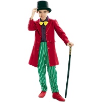 Disfraz de chocolatero wonka para niño