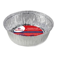 Envase de 21 x 5,7 cm desechable redondo - 2 unidades