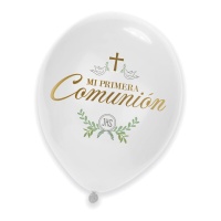 Globos de látex de Mi Primera Comunión JHS de 30 cm - 6 unidad