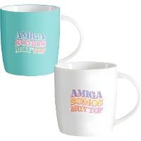 Taza de 350 ml Amiga somos muy top - 1 unidad