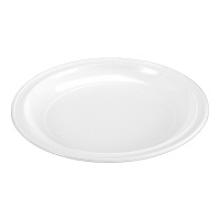 Platos de 22 cm de plástico - 100 unidades