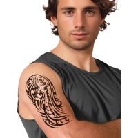 Tatuaje temporal de trival dragón