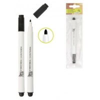 Rotulador permanente para telas negro - Mediac - 1 unidad