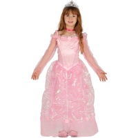 Disfraz de princesa rosa brillante para niña