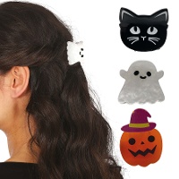 Pinzas de Halloween figuras surtidas - 3 unidades