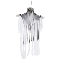 Colgante de novia esqueleto blanco de 70 cm