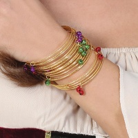 Pulsera metálico de zíngara
