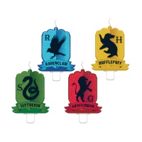 Velas de Harry Potter Hogwarts - 4 unidades