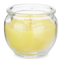 Vela aromática de citronela en vaso de vidrio de 7 cm