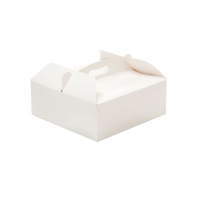 Caja de 26 x 26 x 10 cm para tarta cuadrada