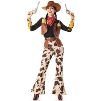 Disfraz de vaquero cow para mujer