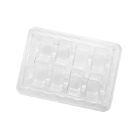 Caja de 18,8 x 13,7 x 3,3 cm para macarons - 8 cavidades