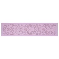 Molde de silicona rectangular de cenefa de 46,7 x 11,6 cm - Artis decor