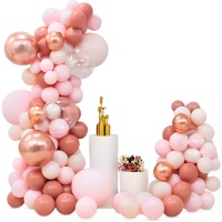Kit de globos Rosas Retro - 77 unidades