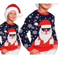 Jersey de Navidad de Papá Noel infantil