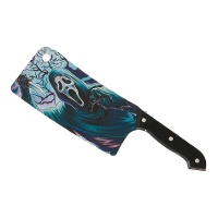 Hacha de calavera azul de 30 cm