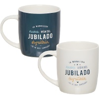 Taza de 350 ml Jubilado - DCasa - 1 unidad