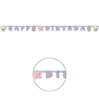 Guirnalda de Happy Birthday de Be a Mermaid de 1,80 m