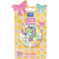 Sprinkles de lazos de colores pastel de 25 gr