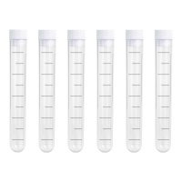 Vasos de tubo de examen de 13 ml - 6 unidades