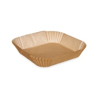 Papel de 21 cm para freidora de aire de 2,5 a 5 L cuadrados - 50 unidades